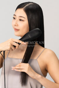 ヘアケア美容家電 モデル撮影